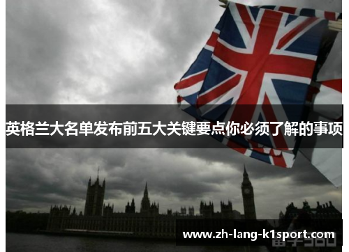 英格兰大名单发布前五大关键要点你必须了解的事项